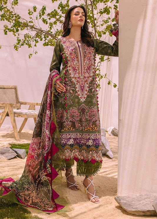 Jade Bliss Lawn Vol-2 Digital Printed Unstitched 3pcs - Jotey