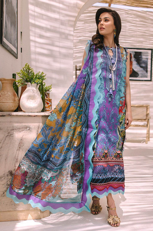 Jade Bliss Lawn Vol-2 Digital Printed Unstitched 3pcs - Jotey