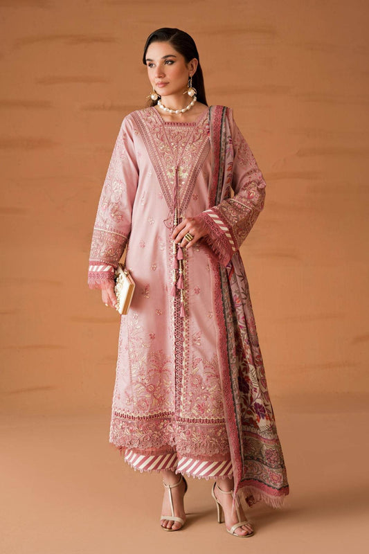 Jade Le Premier Embroidered Lawn 3pcs - Jotey