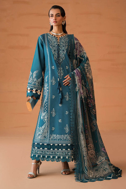 Jade Le Premier Embroidered Lawn 3pcs - Jotey