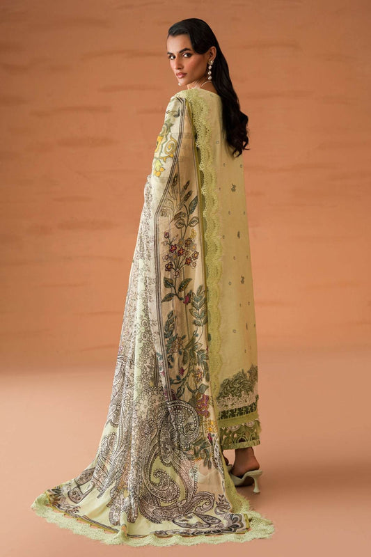 Jade Le Premier Embroidered Lawn 3pcs - Jotey