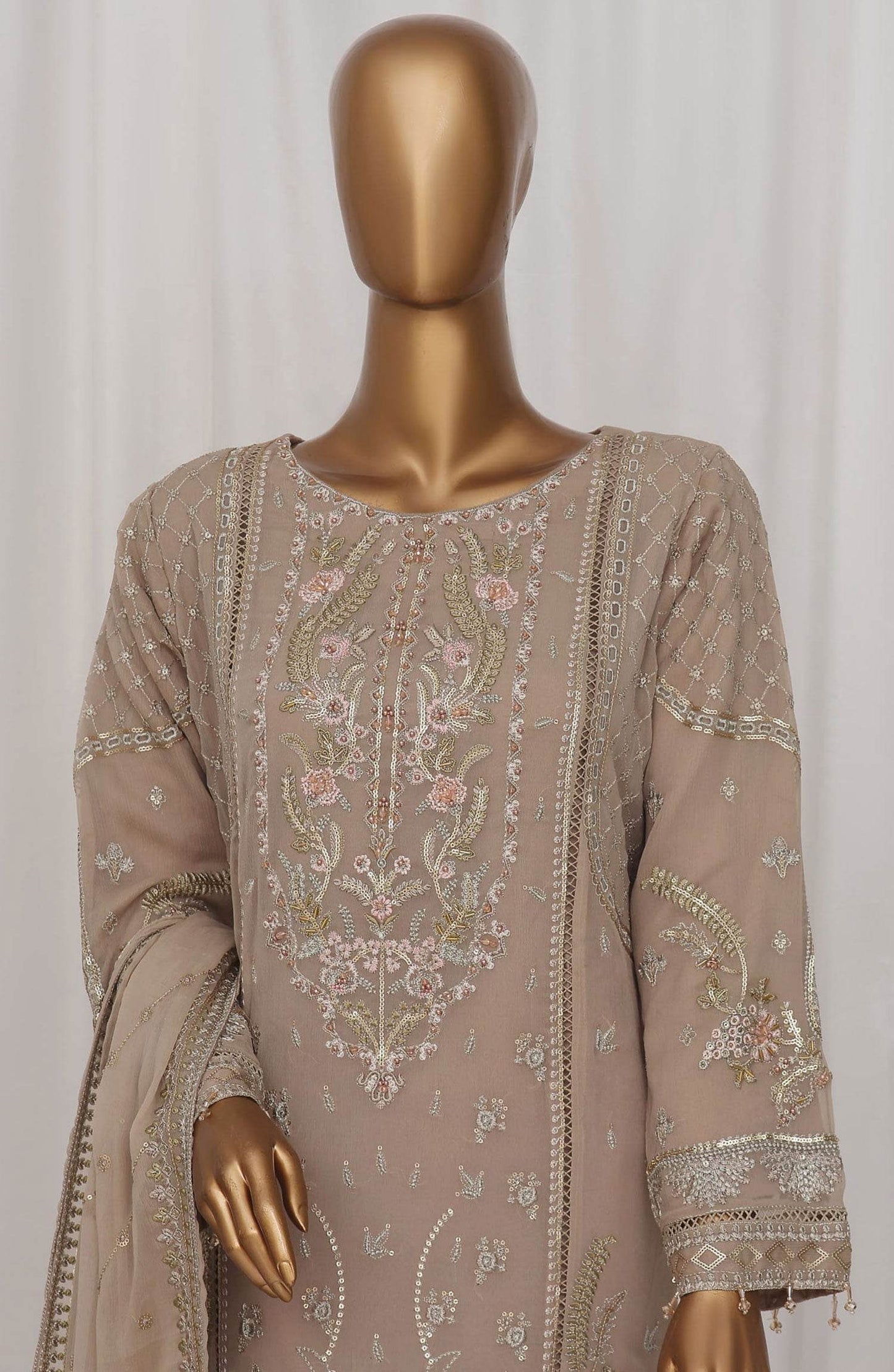 Afsana By Sadabahar Luxury Chiffon Vol-10 Stitched 3pcs - Jotey