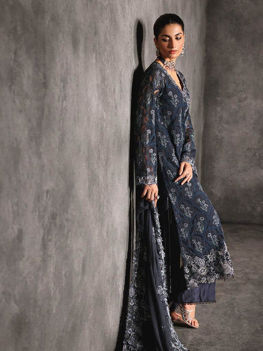 RAJBARI SAGE Formal Unstitched 4pcs - Jotey