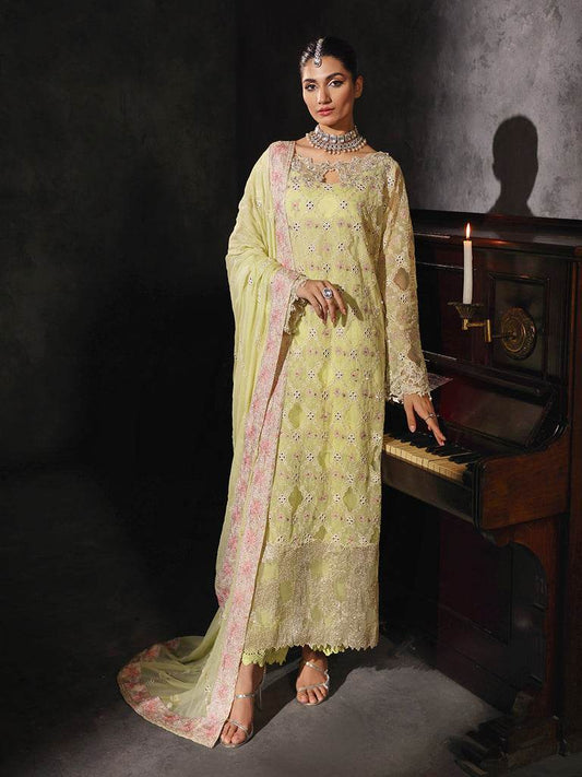 RAJBARI SAGE Formal Unstitched 4pcs - Jotey