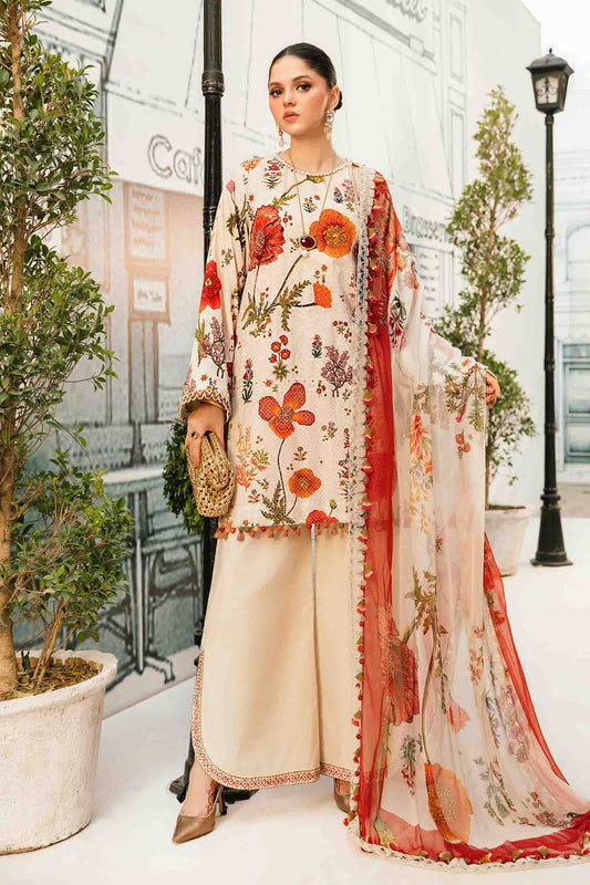 M. Prints By Maria B. Lawn Vol-26 Printed Unstitched 3pcs