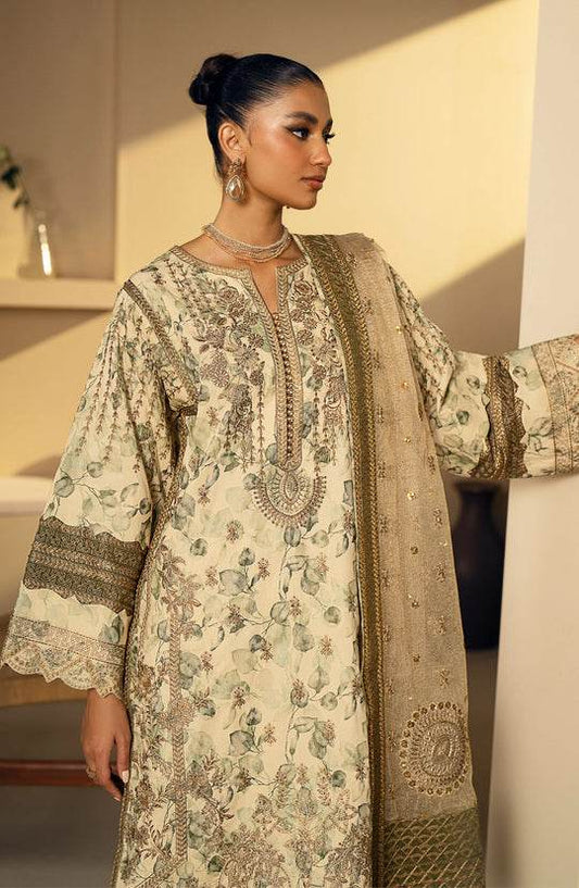 Maryum & Maria Eid Ul Azha Chapter One Luxury Lawn 3pcs - Jotey