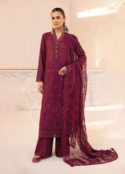 Mahees Florence Chikankari Lawn Unstitched 3pcs - Jotey