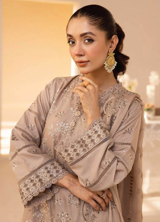 Mahees Florence Chikankari Lawn Unstitched 3pcs - Jotey