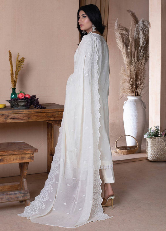 Manizay Manpasand Premium Embroidered Lawn 3pcs - Jotey