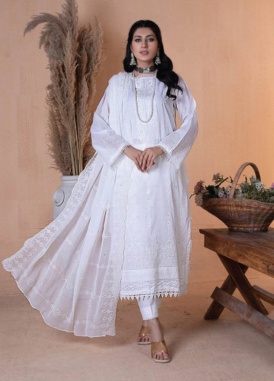 Manizay Manpasand Premium Embroidered Lawn 3pcs - Jotey