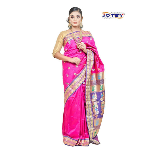 Meenakari Belgaum Katan Saree - Jotey