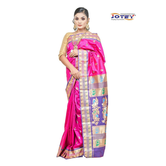 Meenakari Belgaum Katan Saree - Jotey