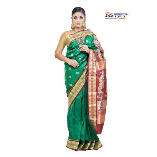 Meenakari Belgaum Katan Saree - Jotey