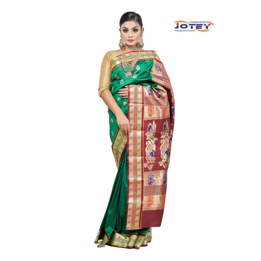 Meenakari Belgaum Katan Saree - Jotey