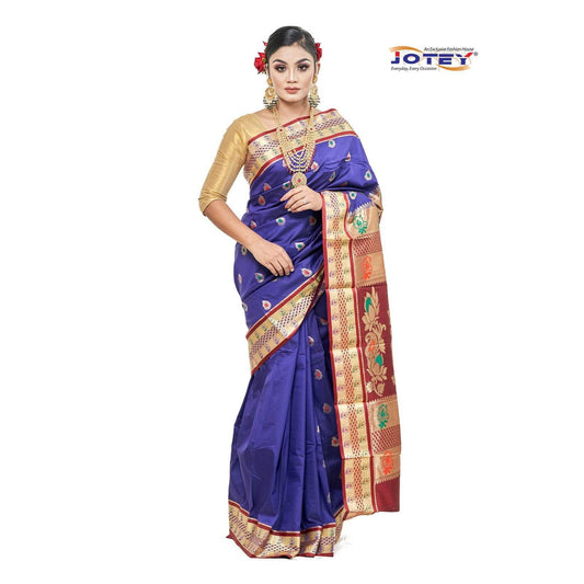 Meenakari Belgaum Katan Saree - Jotey