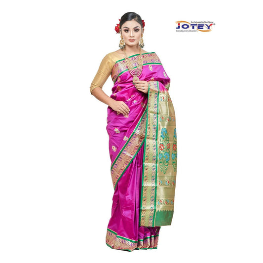 Meenakari Belgaum Katan Saree - Jotey