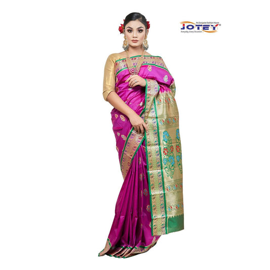 Meenakari Belgaum Katan Saree - Jotey