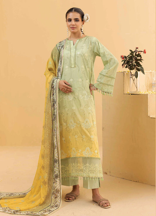 Millan Rut By Nur Embroidered Printed Unstitched Lawn 3pcs