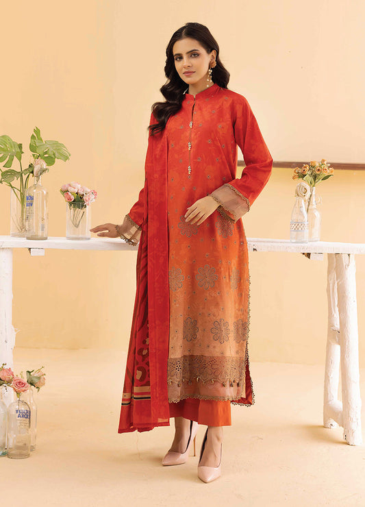 Millan Rut By Nur Embroidered Printed Unstitched Lawn 3pcs