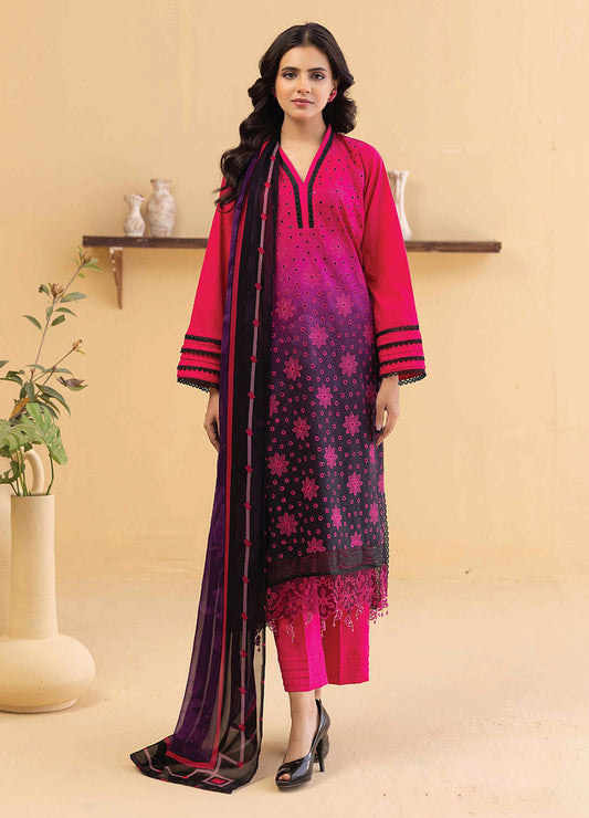 Millan Rut By Nur Embroidered Printed Unstitched Lawn 3pcs