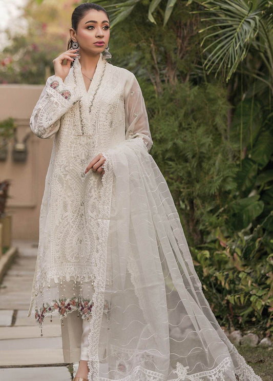 Nisa By Noors Luxury Semi Stitched 3Pcs - Jotey