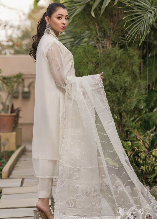 Nisa By Noors Luxury Semi Stitched 3Pcs - Jotey