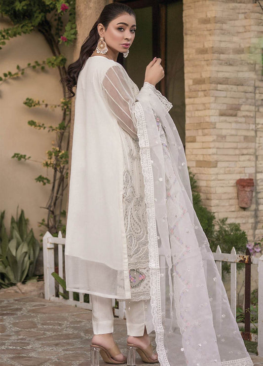 Nisa By Noors Luxury Semi Stitched 3Pcs - Jotey