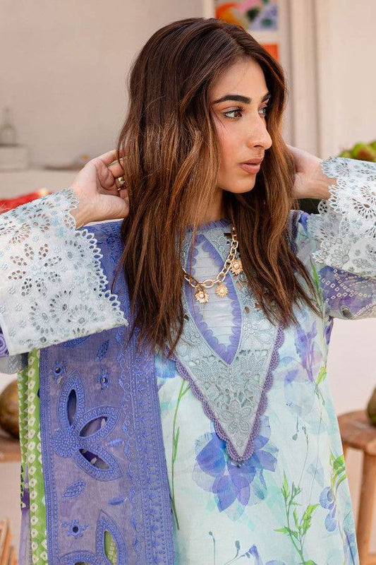 Nureh Gardenia Embroidered Lawn Unstitched 3pcs - Jotey