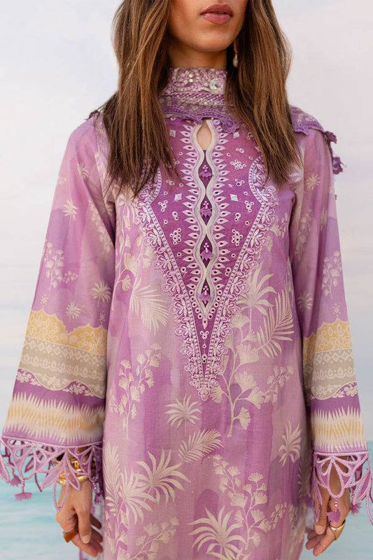 Nureh Gardenia Embroidered Lawn Unstitched 3pcs - Jotey