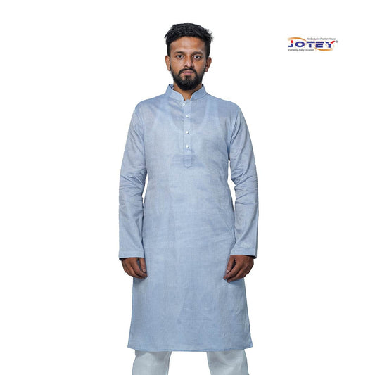 Pin Checks Cotton Panjabi - Jotey