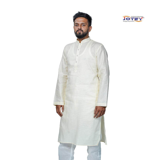 Pin Checks Cotton Panjabi - Jotey