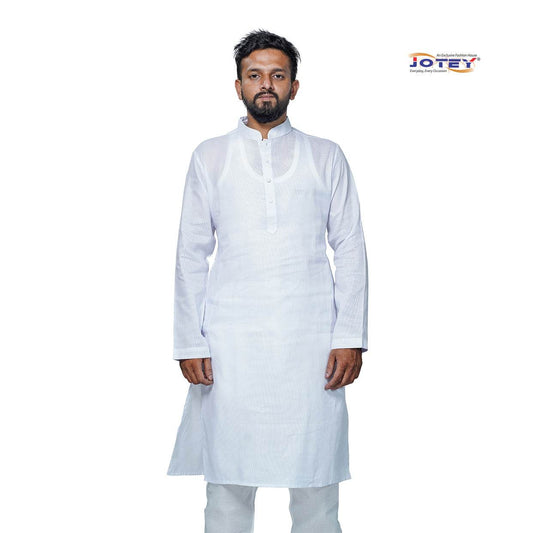 Pin Checks Cotton Panjabi - Jotey