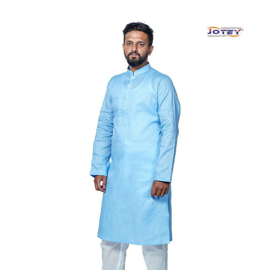 Pin Checks Cotton Panjabi - Jotey