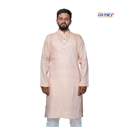 Pin Checks Cotton Panjabi - Jotey