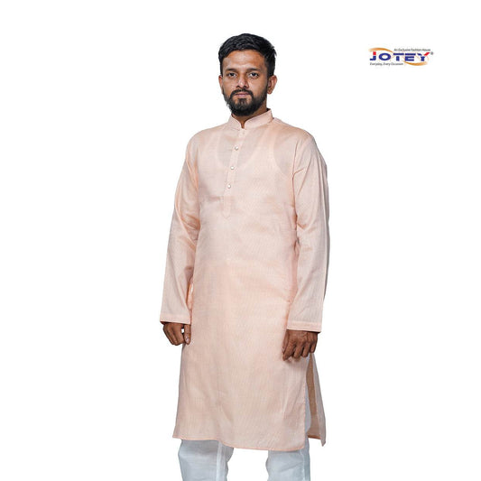 Pin Checks Cotton Panjabi - Jotey