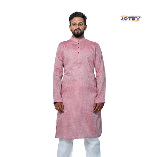 Pin Checks Cotton Panjabi - Jotey