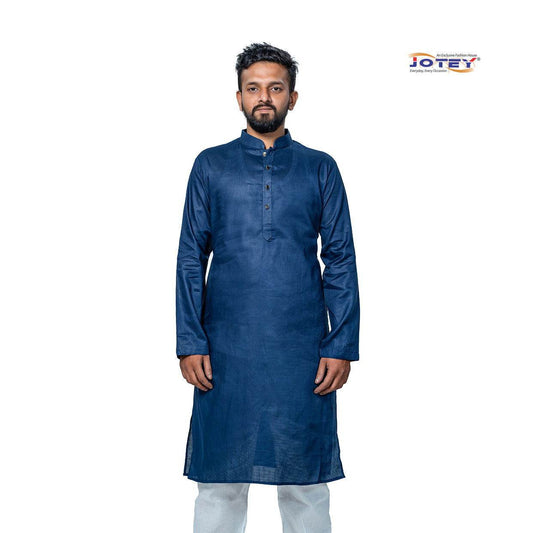 Pin Checks Cotton Panjabi - Jotey