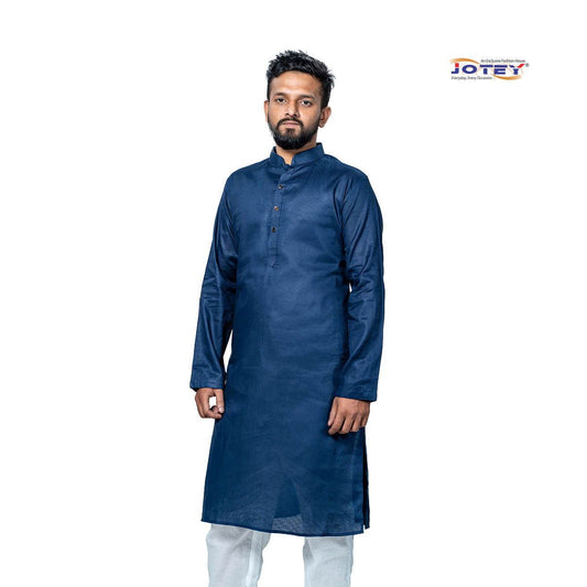 Pin Checks Cotton Panjabi - Jotey