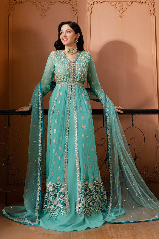 Naira Luxury Chiffon Unstitched 3pcs - Jotey