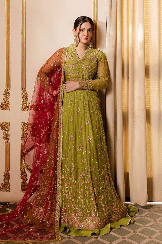 Naira Luxury Chiffon Unstitched 3pcs - Jotey