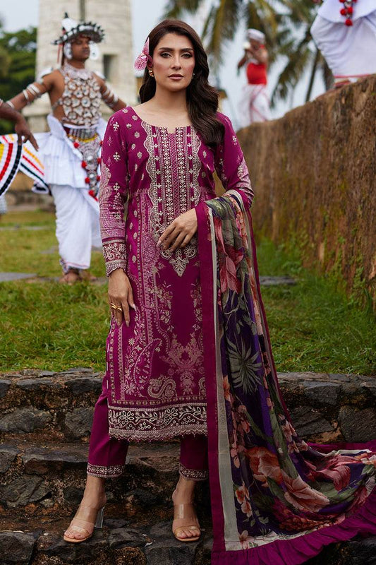 Gulaal Saffira Lawn Vol-01 Unstitched 3pcs - Jotey