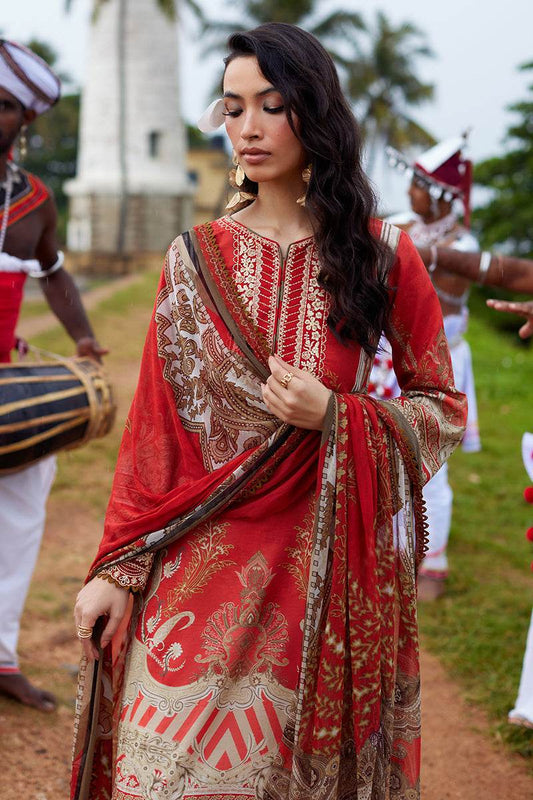 Gulaal Saffira Lawn Vol-01 Unstitched 3pcs - Jotey