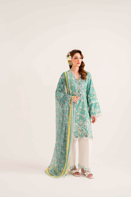Lila By Sable V Digital Printed Lawn 3pc - Jotey