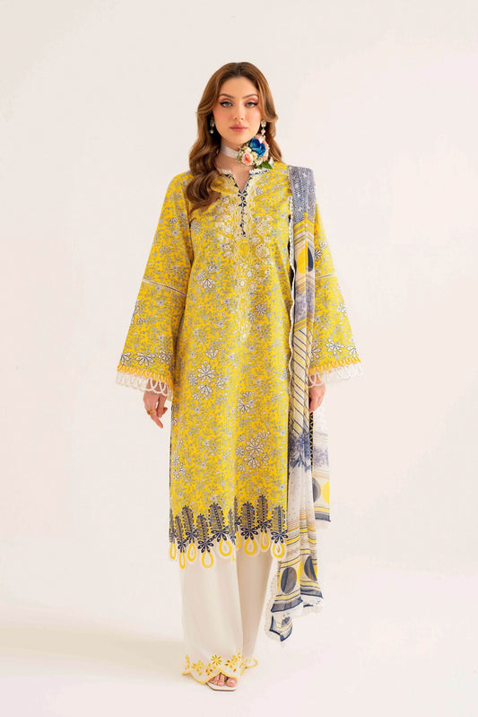 Lila By Sable V Digital Printed Lawn 3pc - Jotey