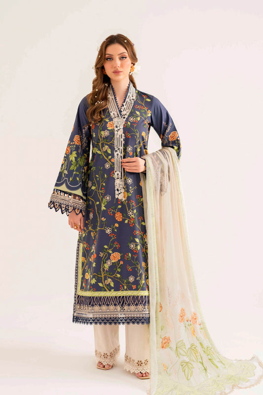 Lila By Sable V Digital Printed Lawn 3pc - Jotey