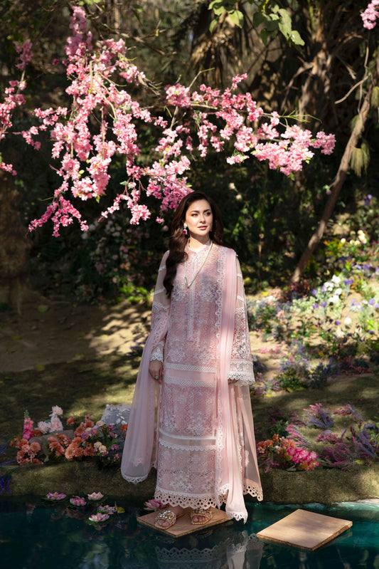 Sable V. Luxury Formal'25 Embroidered Unstitched 4pcs - Jotey