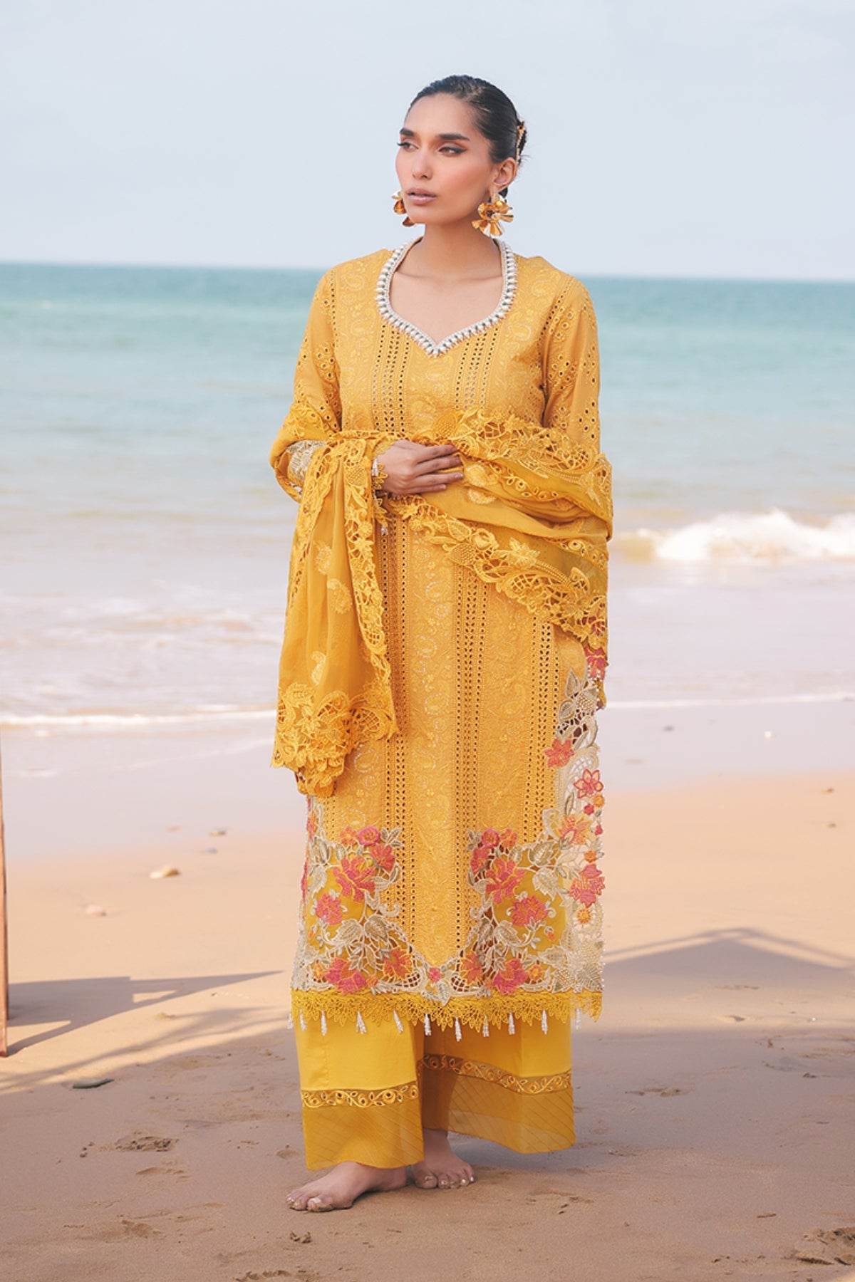 Imrozia Hania Pakistani Embroidered Luxury Lawn main image 0