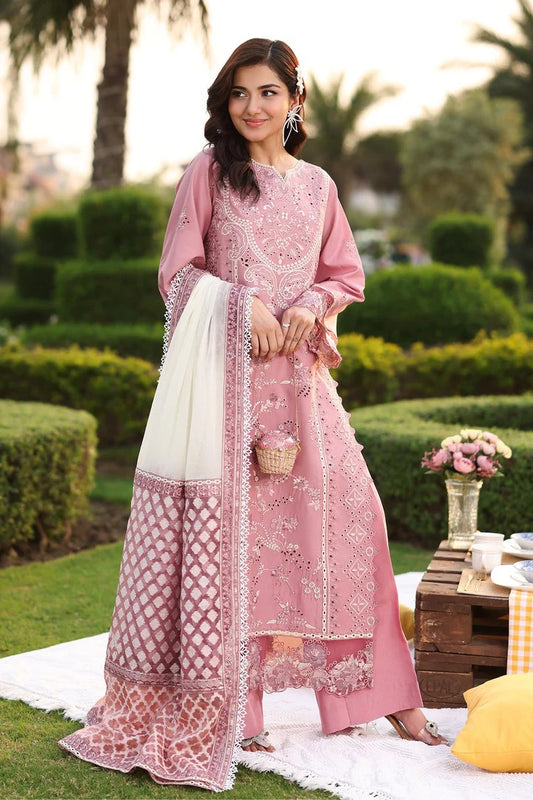 Hayam By Imrozia Embroidered Luxury Lawn Unstitched 3pcs
