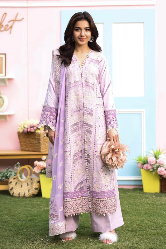 Hayam By Imrozia Embroidered Luxury Lawn Unstitched 3pcs