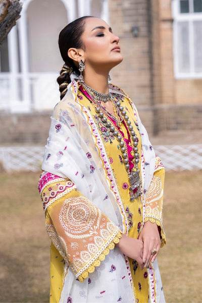 Husn E Jahan By Ittehad Embroidered Lawn 3pcs - Jotey